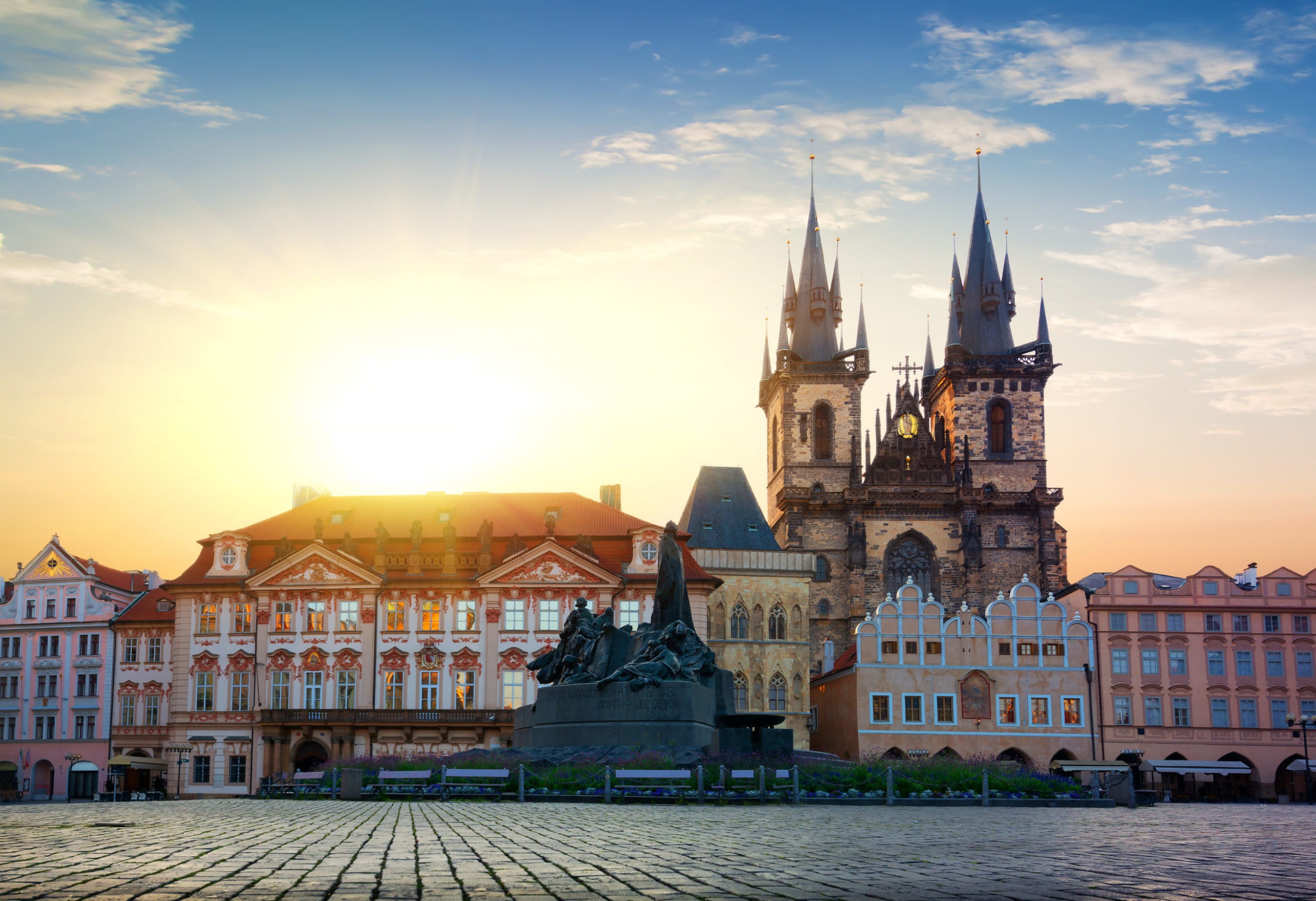 Prague Old Town Square at sunset - © Givaga shutterstock