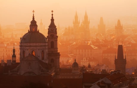 St. Nicolas church and Prague skyline - © Martin Rak